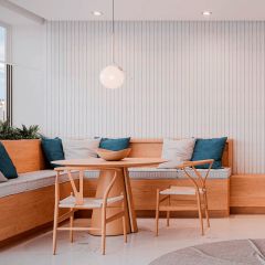 Peça de 10m - Painel Ripado Autocolante - Linha Urban Plus White