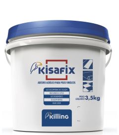 Cola para Pisos Vinílicos Em manta e em Régua 3,5kg Kisafix - Rende 10m²
