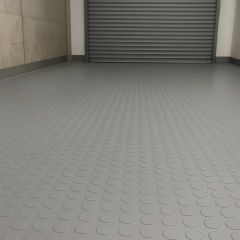 Piso Moeda Emborrachado Decofix Cinza 1,30m