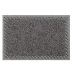 TAPETE VINIL LIGHT REBAIXO ELITE CINZA 40CM X 60CM