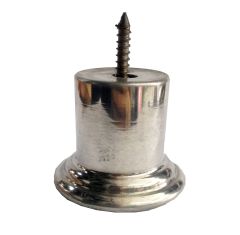 PÉ REDONDO DE PLÁSTICO METALIZADO 5 CM