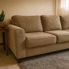 Tecido Aquarela Alegro Marrom Claro