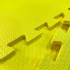 Kit 12 Tatames EVA 10mm - Amarelo 1x1