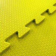 Kit 12 Tatames de EVA 10mm - Amarelo 1x1
