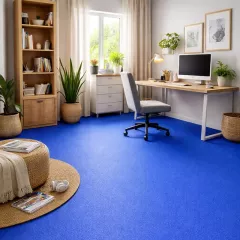 Piso Vinílico Em Manta Azul Espessura 0,7mm Decofix Ref 34-B