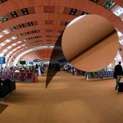 Rolo Fechado 100m² - Carpete Eventos Camel 