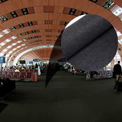Rolo Fechado 100m² - Carpete Eventos Grafite 