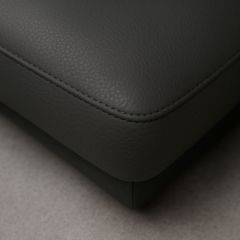 Couro Para Estofamento - Preto Argento