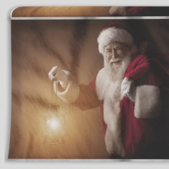 TNT Estampado Peça de 24m - Gramatura 40 - Papai Noel 2038
