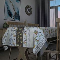 FORRO DE MESAS DECORELLI TERMICO BRANCO FAZENDINHA 