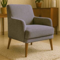 Tecido Aquarela Magenta Cinza Urbano