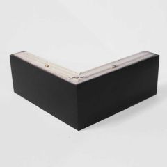 Pé de Sofá Cantoneira S/ Fita Reto 15x15x6cm - Tabaco