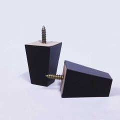 Pé Para Sofá Mini Trapézio - Tabaco 7cm