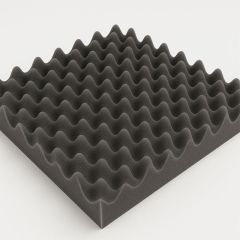 Placa de Espuma Acústica Caixa de Ovo 50x50cm