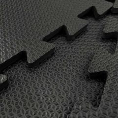 Kit 12 Tatames EVA 20mm - Preto - 1x1