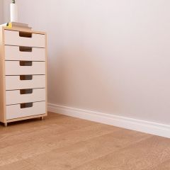 Rodapé Branco Frisado 10cm