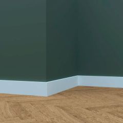 Rodapé Autocolante 7cm Preto - RP43 Rolo de 10m
