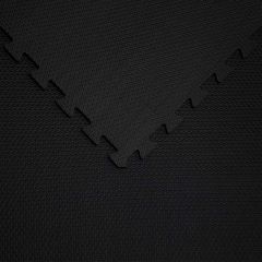Kit 12 Tatames Eva Preto 10mm 1X1