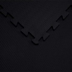 Kit 12 Tatames EVA 30mm preto - 1x1