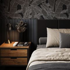 Peça de 2,5m - Painel Ripado Autocolante - Linha Urban Blue 