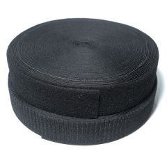 Rolo Velcro 50mm - Sem Adesivo - Macho e Fêmea - Preto