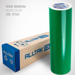 VINIL ADESIVO ALLTAK COLOR VERDE BANDEIRA 1MT 21749