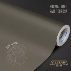 Vinil ADESIVO Alltak Decor - Kroma Linho Raiz Terrosa