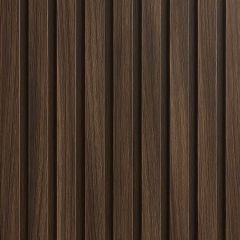 Barra Painel Ripado com Encaixe Castanha do Pará - 12cm x 2,70m Parede e Revestimento