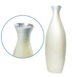 Vaso Decorativo em Alumínio 40X20cm Branco