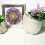 Vaso Decorativo em Alumínio 10 X 15 X 10 cm Branco
