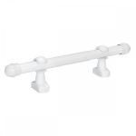 Kit simples N2 - 2,00mt - 2 suportes - Branco 