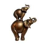 ESCULTURA ELEFANTE EM RESIN