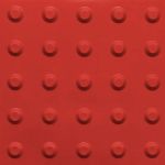 Piso Tátil Alerta - Vermelho