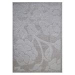 TAPETE REALCE ROSES COR 51 CINZA 1,00 x 1,50