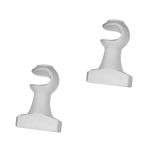 Kit simples N2 - 1,5mt - 2 suportes - Branco