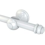Kit simples N1 - 1,5mt - 2 suportes - Branco