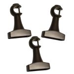 Kit simples N2 - 3,00mt com emenda - 3 suportes - imbuia