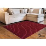 TAPETE REALCE FALESIA COR 10 VERMELHO 1,00 X 1,50