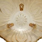Peça de Vidro Decor p/ Mesa - 23,8 x 10,5 cm - Âmbar