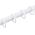 Argola maciça 32mm Branca