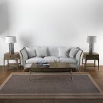 Tapete Eco-Nature Moldura Cor 77 Bege/Chumbo 