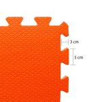 Kit 6 Tatames EVA 20mm - Laranja 1x1