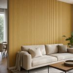 Painel Ripado Autocolante Carvalho Natural Decofix 0,6x2,8m - FC7052-2-F — ambiente