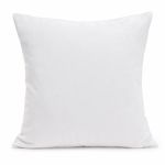 Capa de Almofada Corttex Veludo Branco 01 43x43cm