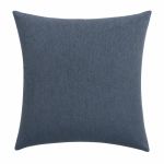 Capa de Almofada Linho Collins Rozac Denim 43x43cm