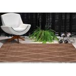 Tapete Eco-Nature Labirinto Cor 77 Bege/Chumbo