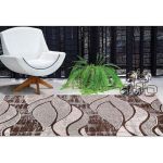 Tapete Classic Tide - 1,00 x 1,50m - Bege Marrom 