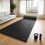 Tatame em Rolo Decofix 30mm Preto - na sala
