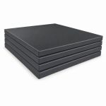 Tatame Olímpico Profissional 2x1m 45mm Grafite - pilha de placas (45 mm)