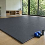 Tatame Olímpico Profissional 2x1m 45mm Grafite - área de treino em casa